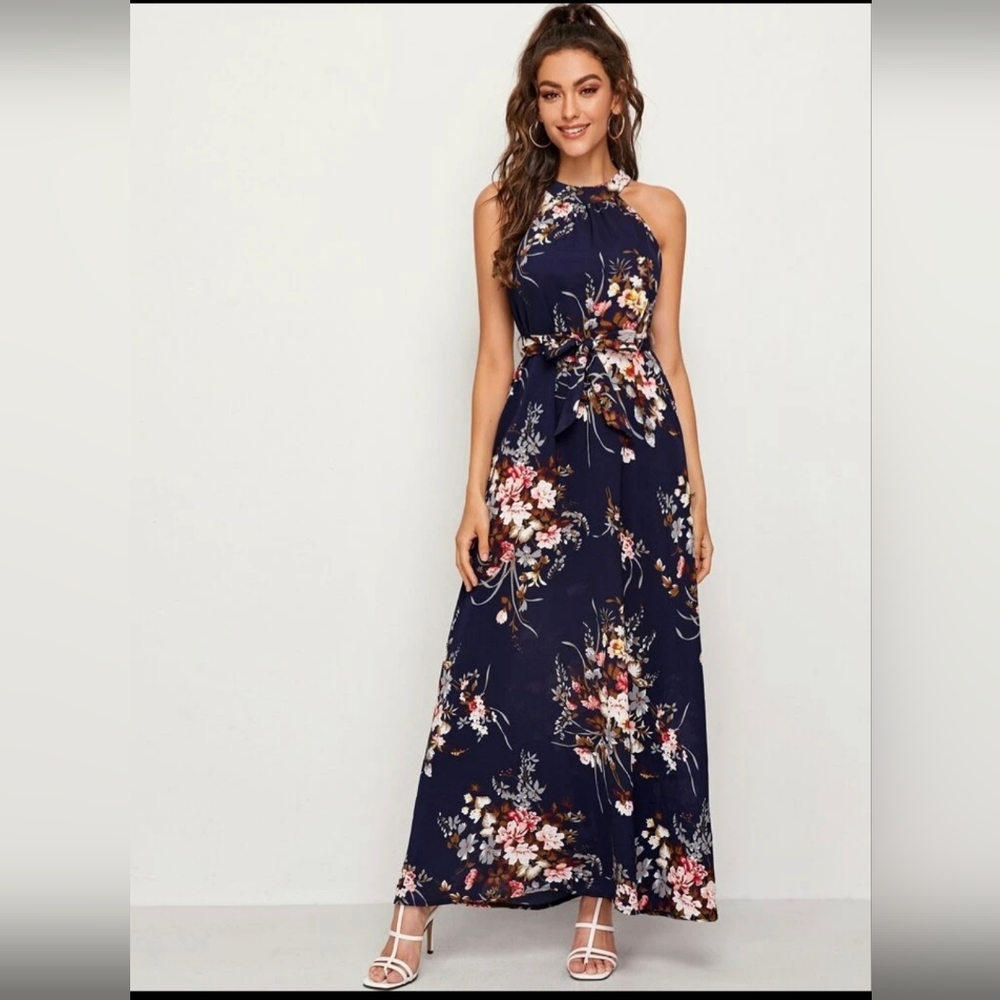 Floral Maxi Dress, NWT